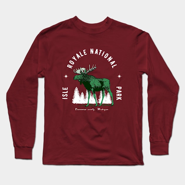 Isle Royale National Park, Keweenaw County, Michigan. Long Sleeve T-Shirt by AdventureLife